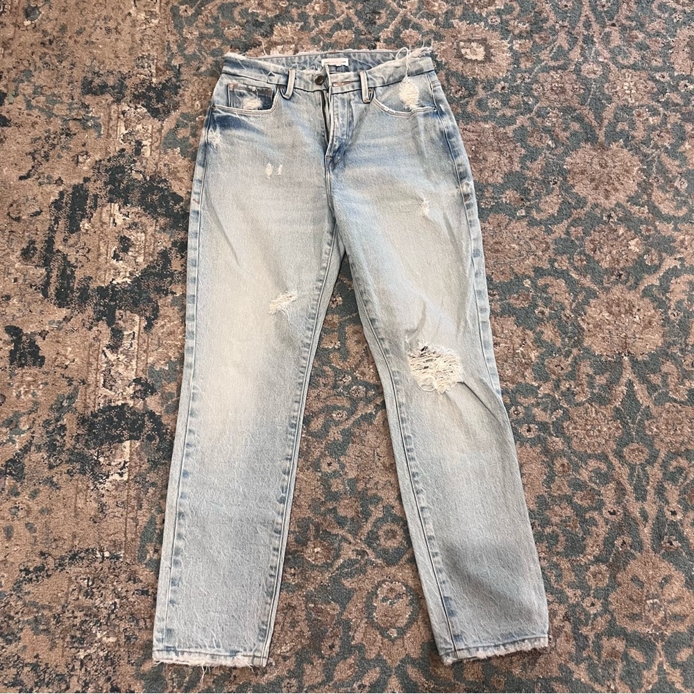 Good American Light Blue Jeans Size 26